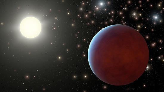 Concepção artística mostra um dos planetas recém-descobertos pela Nasa | France Presse