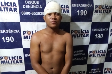 Ex-marido é preso após agredir mulher com pedradas e fio de arame em Nobres